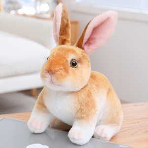 Realistic Plush Toy Bunny Rabbit