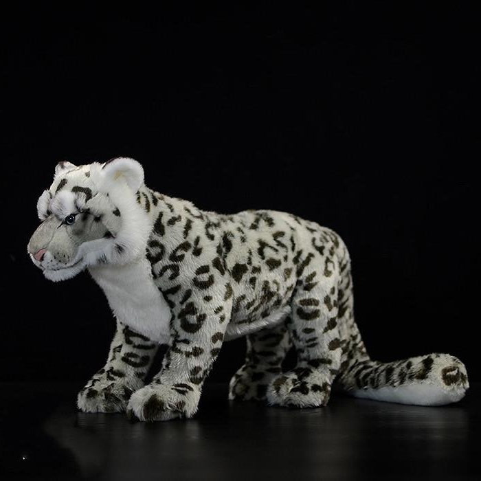 Měkká plyšová kočka Snow Leopard