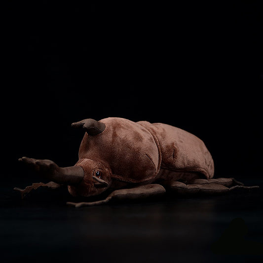 Brinquedo de pelúcia macio de pelúcia besouro rinoceronte