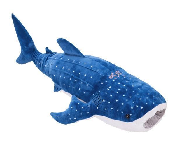 Měkká vycpaná plyšová hračka s velrybím žralokem v plné velikosti
