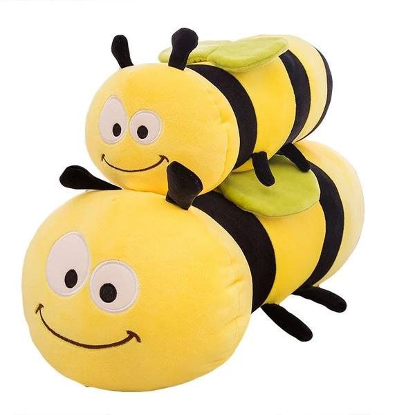 Travesseiro de pelúcia de pelúcia macio Bumblebee
