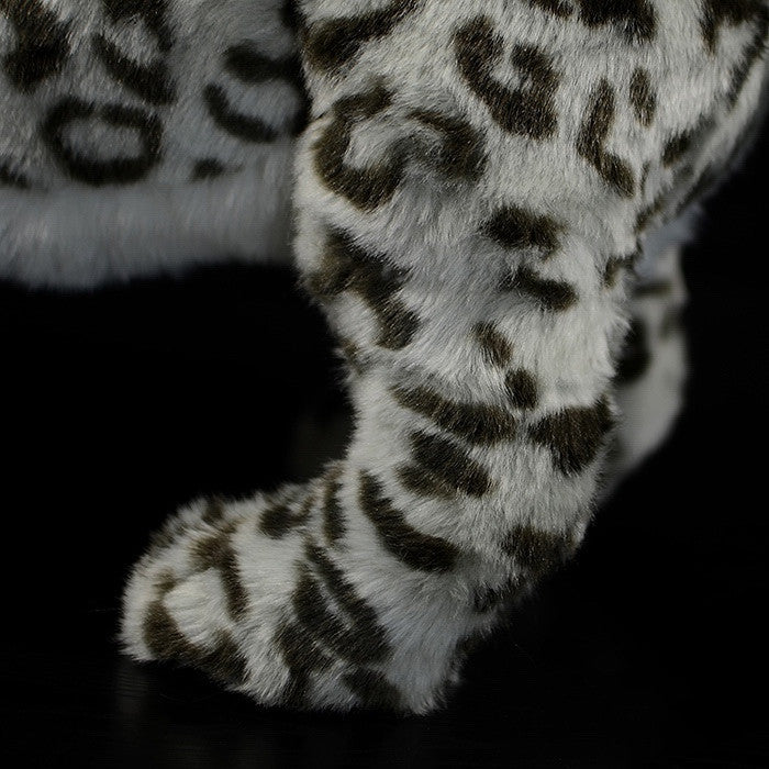 Jucărie de pluș moale de pisică leopard de zăpadă