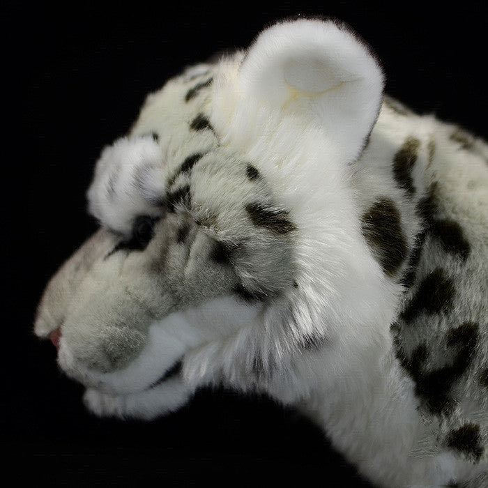 Giocattolo di peluche ripieno morbido gatto leopardo delle nevi