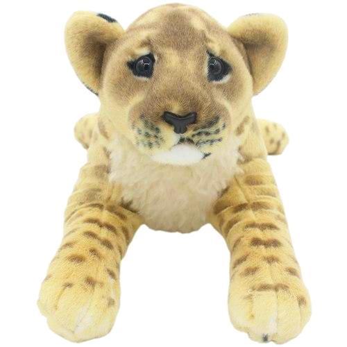 Brinquedo de pelúcia macio de pelúcia filhote de leão