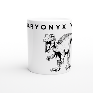 Baryonyx Dinosaur White Ceramic Mug