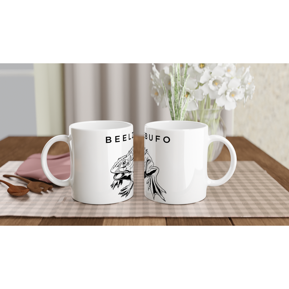 Beelzebufo Prehistoric Frog White Ceramic Mug