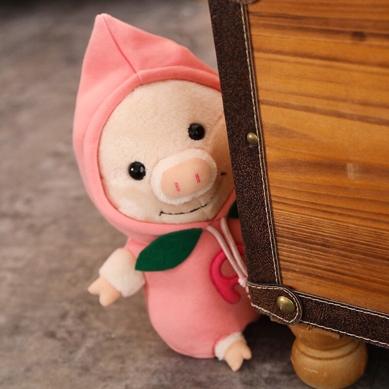 Pig In Hood Teddy Weiches Plüschtier