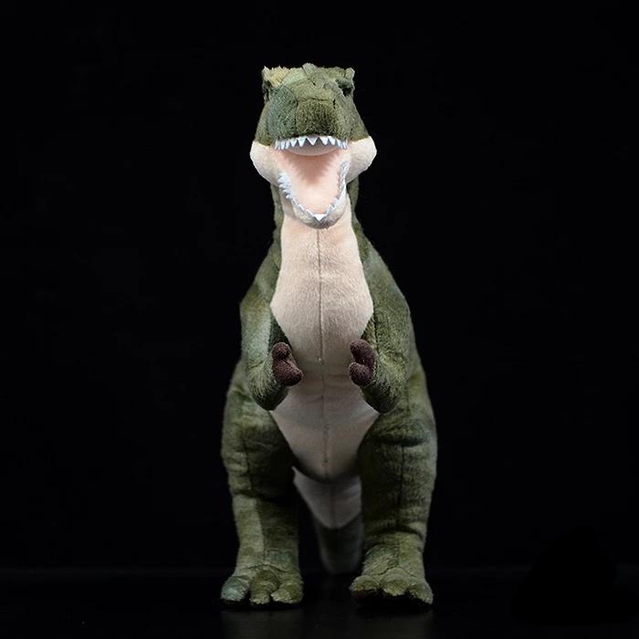 Jucărie de plus umplută cu dinozaur verde Tyrannosaurus T-Rex