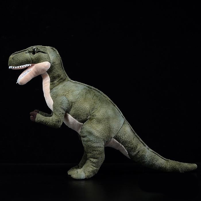 Brinquedo de pelúcia macio de pelúcia tiranossauro T-Rex dinossauro verde