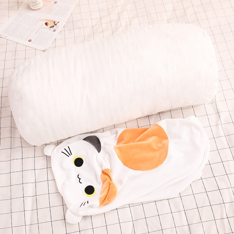 长款动物枕垫填充毛绒玩具