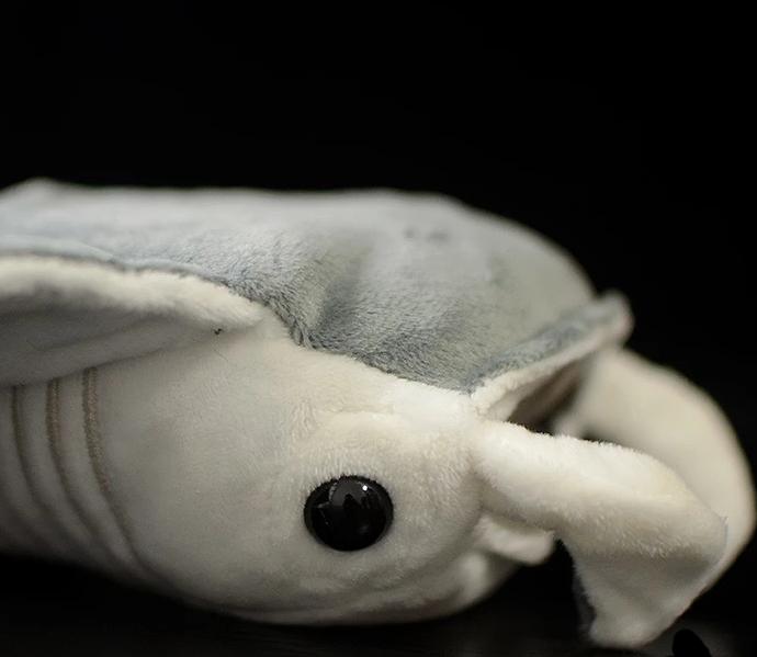 Devil Ray Fish Mobula צעצוע קטיפה ממולא רך