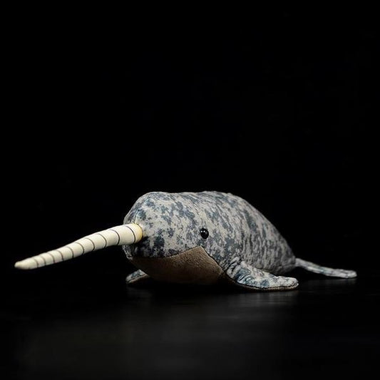 Narval velryba měkká vycpaná plyšová hračka