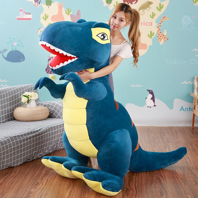 צעצוע קטיפה גדול ממולא דינוזאור T-Rex