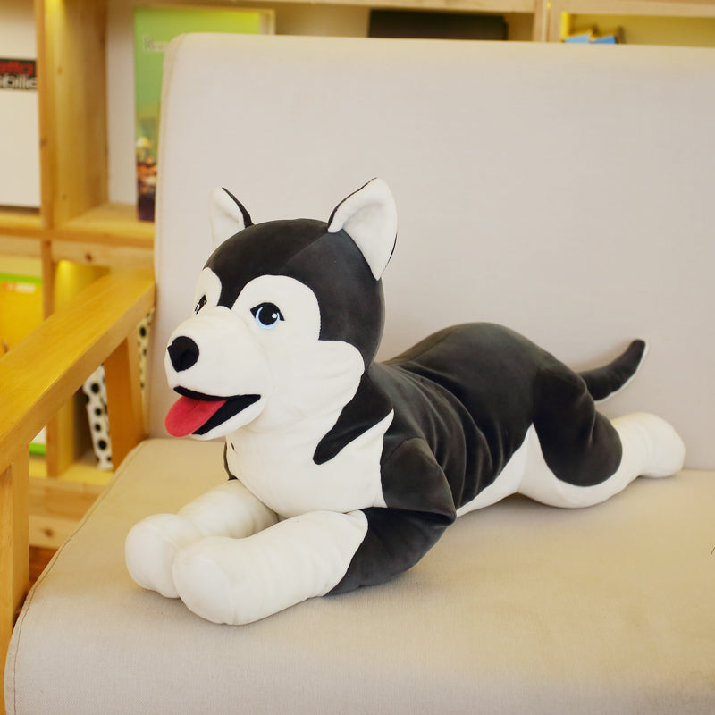 צעצוע קטיפה ממולא רך לכלב האסקי