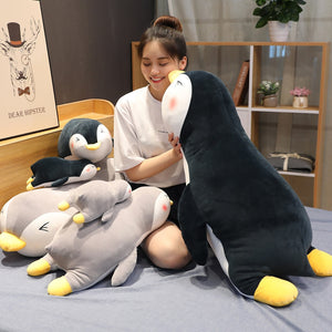 Pinguin-Körperkissen, weiches Plüschtier