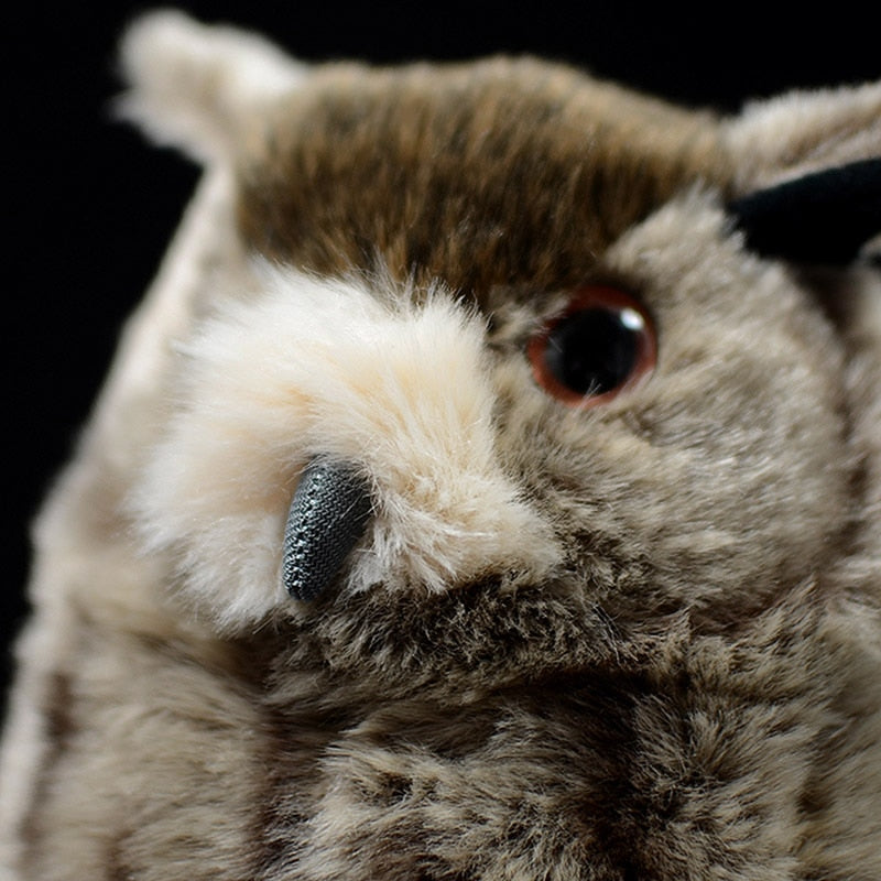 Eurasian Eagle Owl Bubo Bubo mjuk plyschleksak
