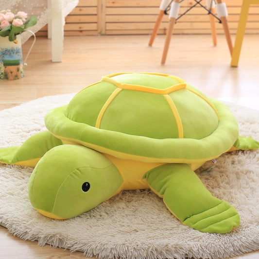 Zelená želva měkká plyšová hračka