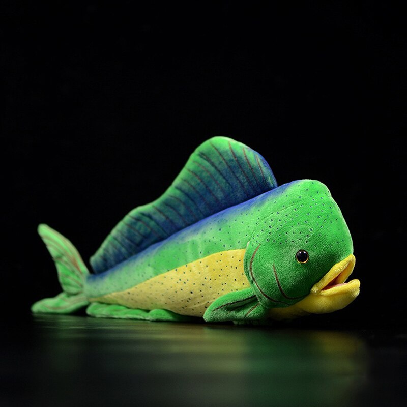 Jucărie de pluș moale umplută cu pește delfin Mahi Mahi Dorado