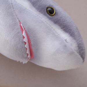 Extra großer grauer Hai, weiches Plüschtier