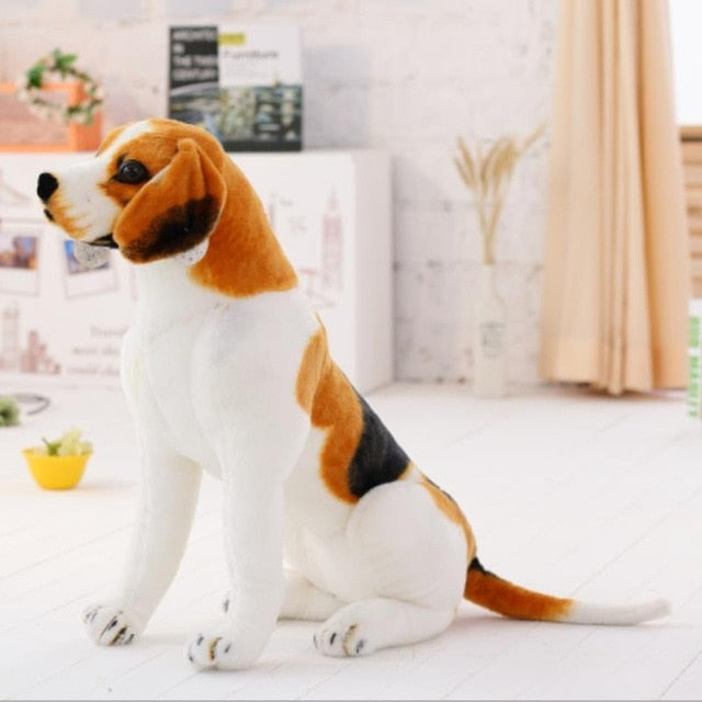 Süßer Beagle-Hund, weiches Plüschtier