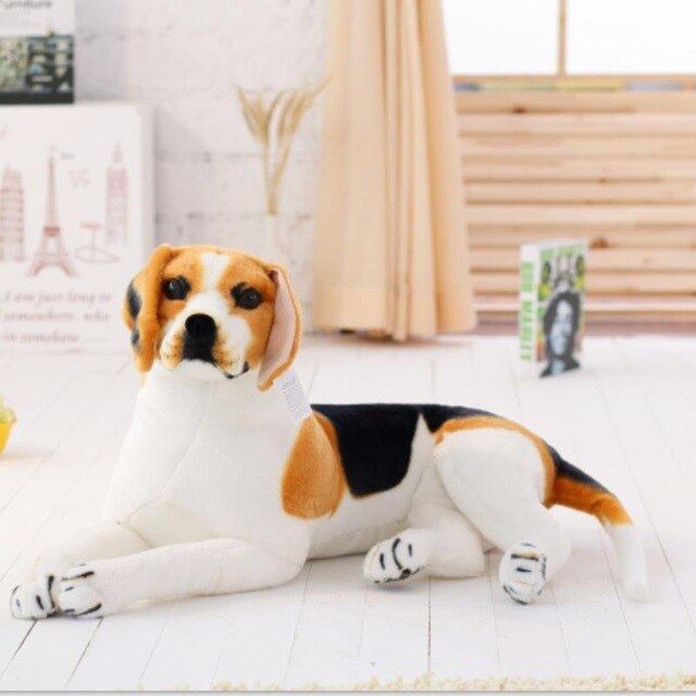Süßer Beagle-Hund, weiches Plüschtier