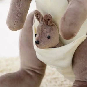 Mother And Joey Kangaroo Soft Stuffed Plush Toy