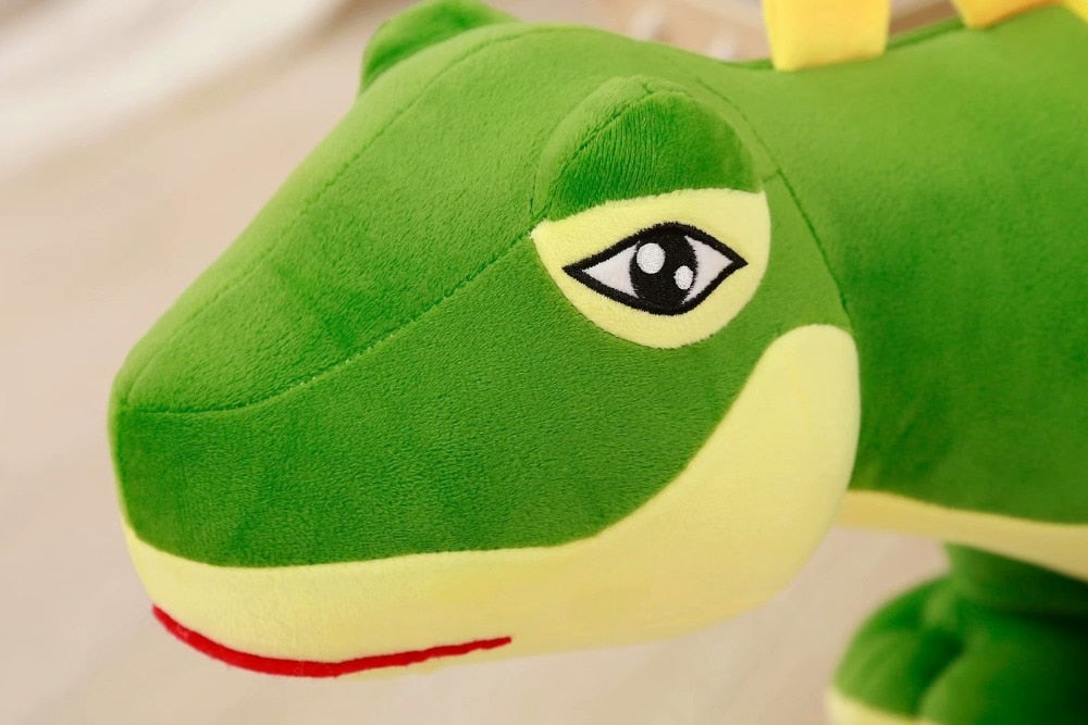צעצוע קטיפה חמוד סטגוזאורוס דינוזאור ממולא רך