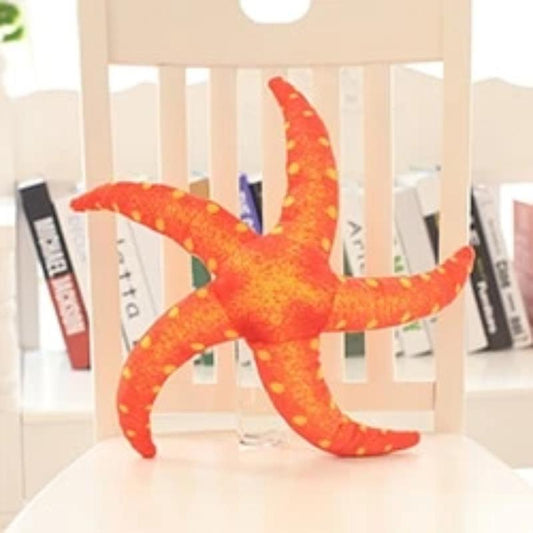 Brinquedo de pelúcia macio estrela do mar grande estrela do mar