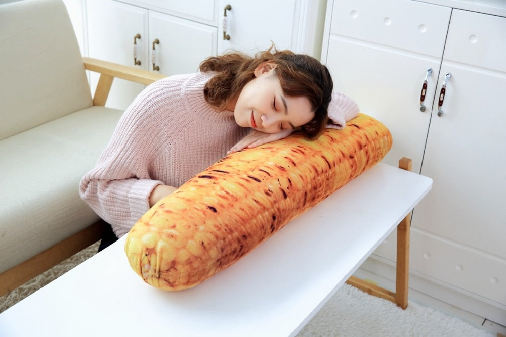 巨型熟玉米填充枕头垫玩具