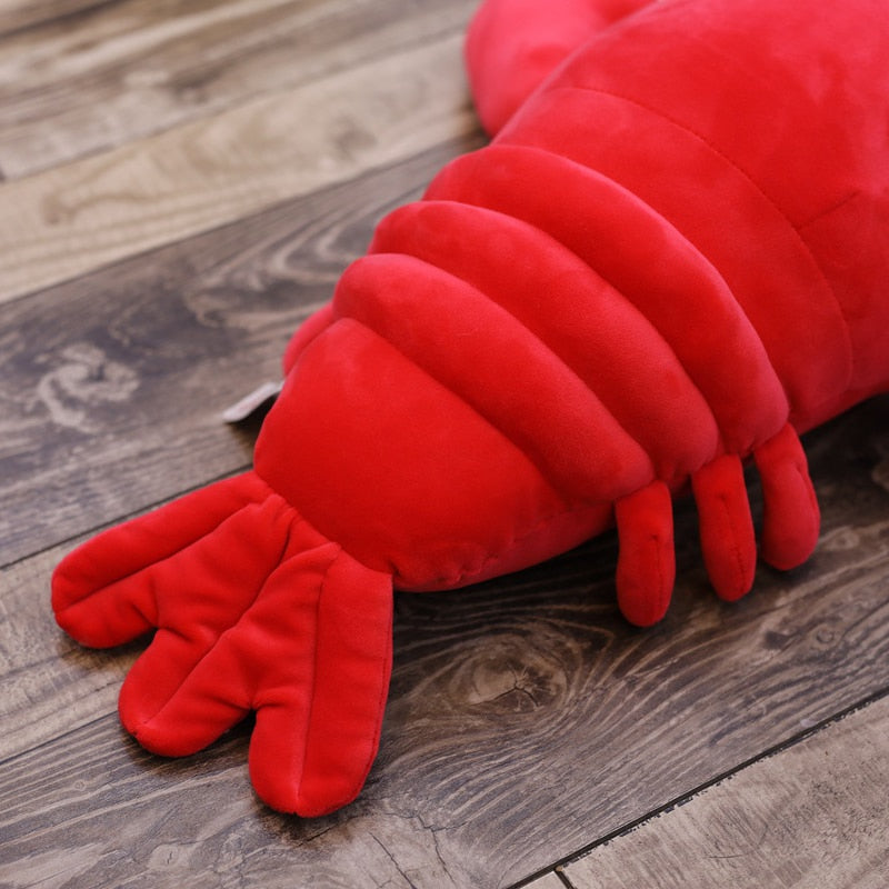 Red Crayfish Lobster Soft Stuffed Plush Toy