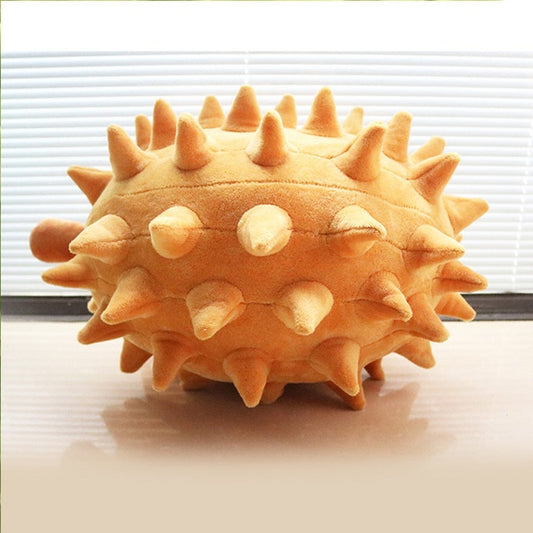 Brinquedo de pelúcia de pelúcia macio de fruta Durian gigante