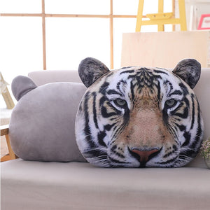 Tiger Gesicht gefüllte Kissen Kissen Dekor Spielzeug