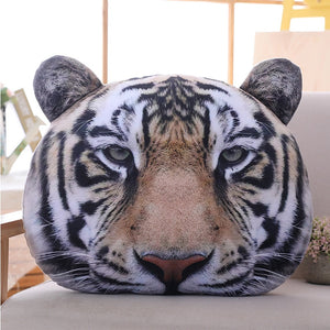 Tiger Gesicht gefüllte Kissen Kissen Dekor Spielzeug