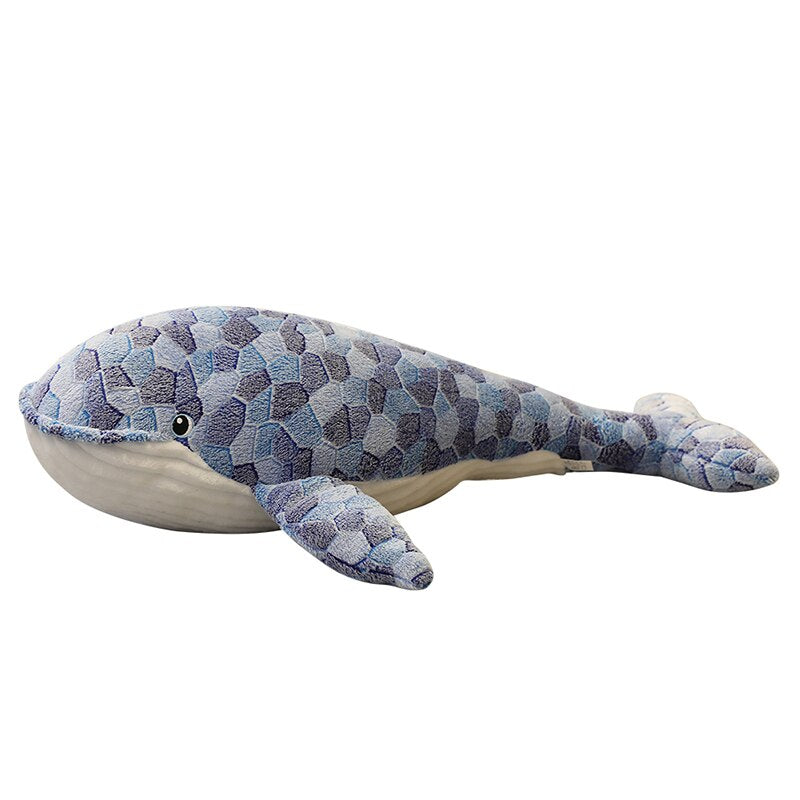 Jucărie de plus umplută moale Balenă albastră