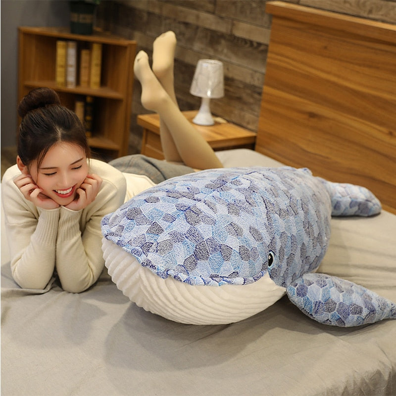 Giant Blue Whale Soft Stuffed Plush Toy