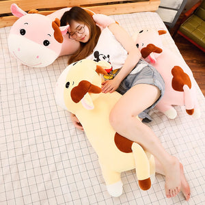 Smiley-Kuh-Rinder-weiches gefülltes Plüsch-Kissen-Spielzeug