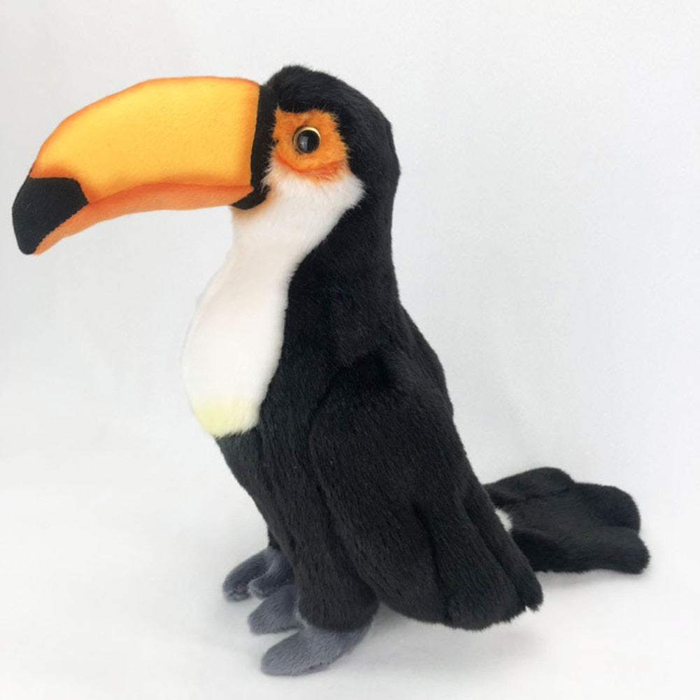 Lifelike Toucan Bird Soft Stuffed Plush Toy