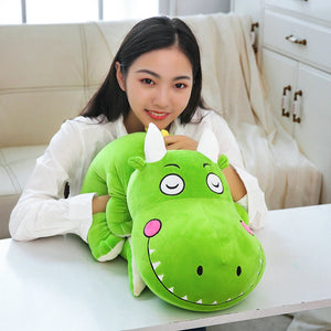 Large Colored Dinosaur Pillow Soft Stuffed Plush Toy