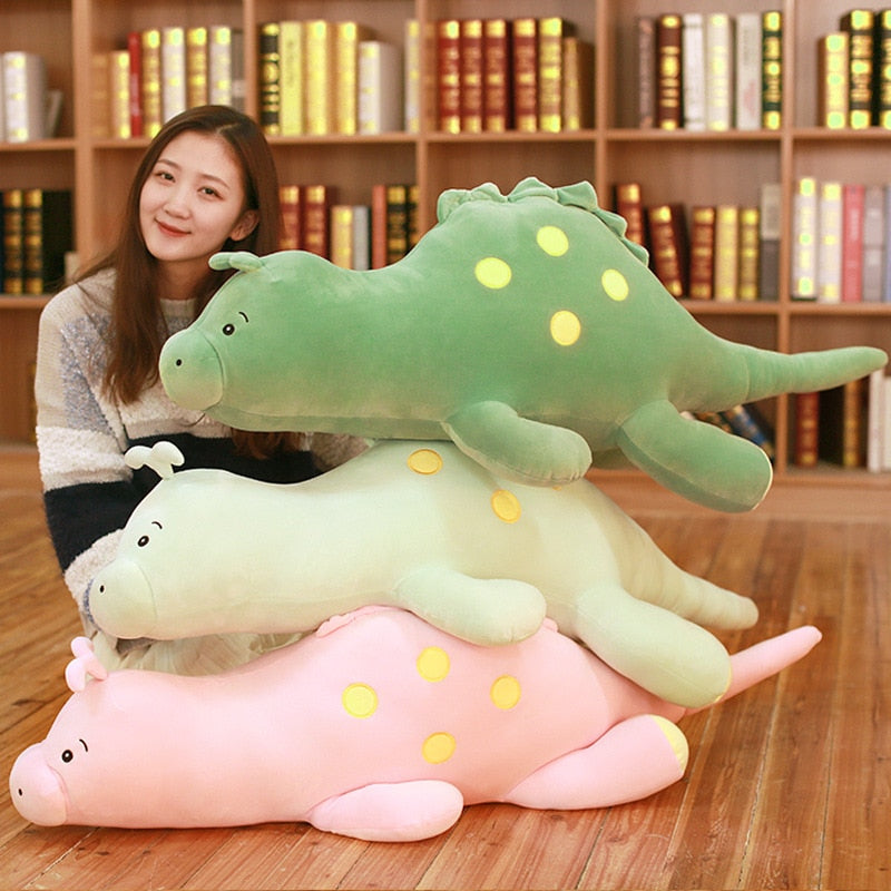 Jucărie de pluș moale umplută cu dragon de dinozaur de apă mare