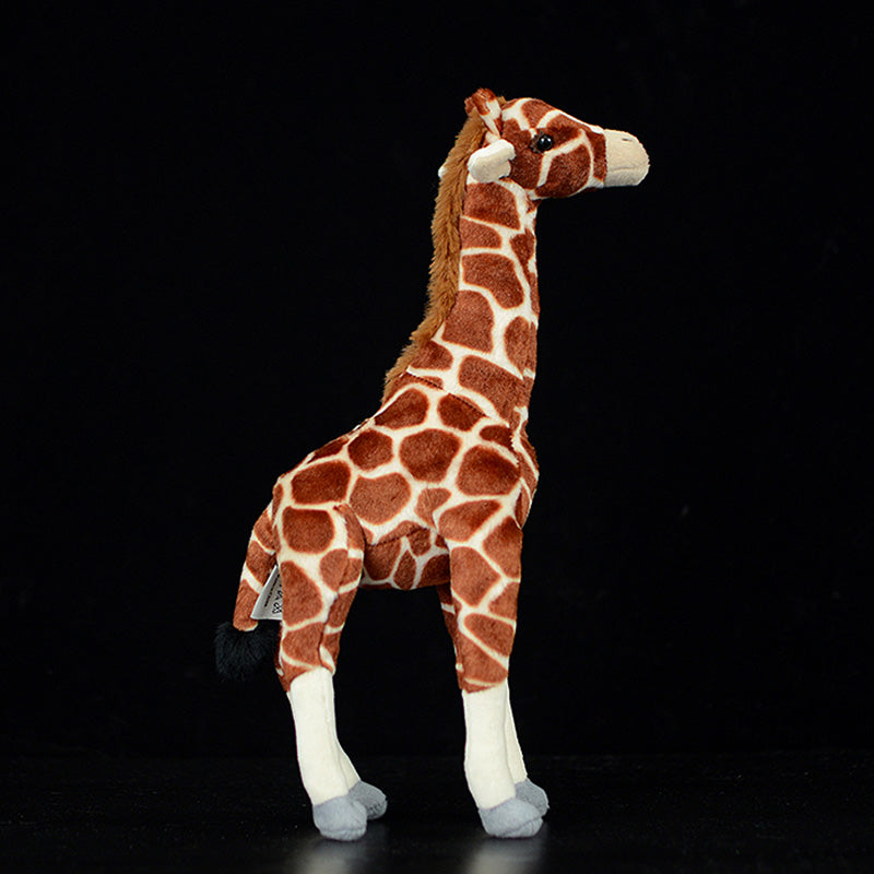 Brinquedo de pelúcia macio de pelúcia girafa africana