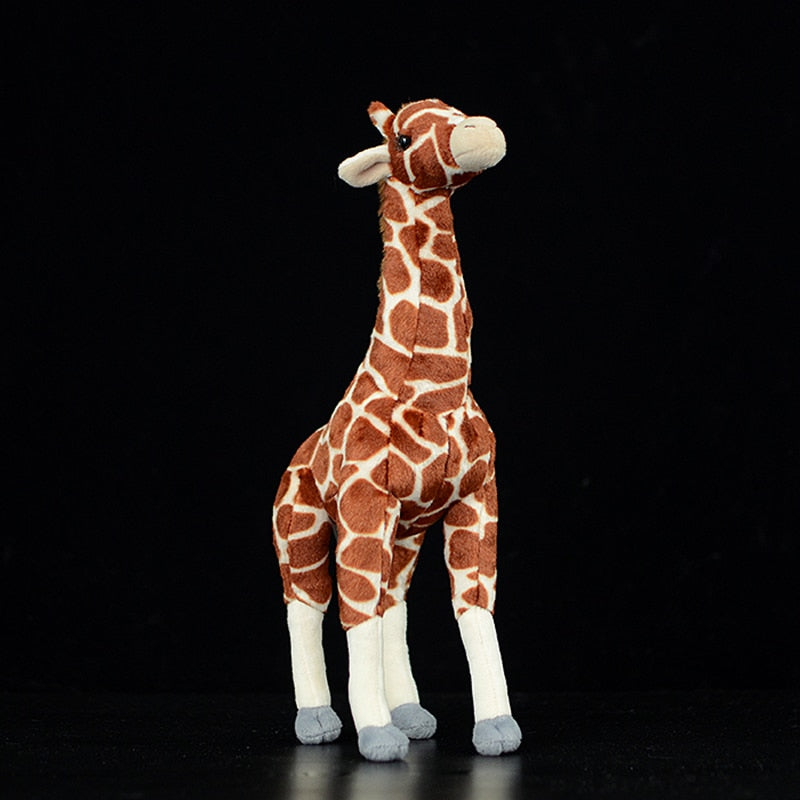 Brinquedo de pelúcia macio de pelúcia girafa africana