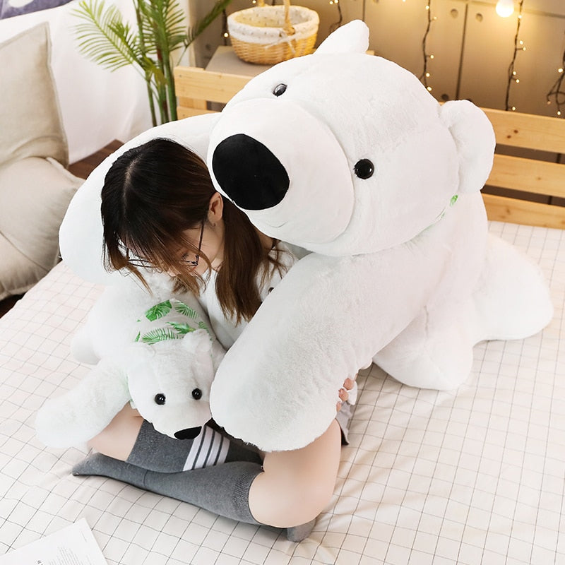 Large White Polar Bear Soft Stuffed Plush Toy