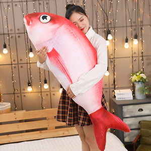 Red Fish Soft Stuffed Plush Pillow Toy