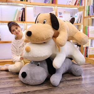 Großer Hund, weich gefülltes Plüsch-Kissenspielzeug
