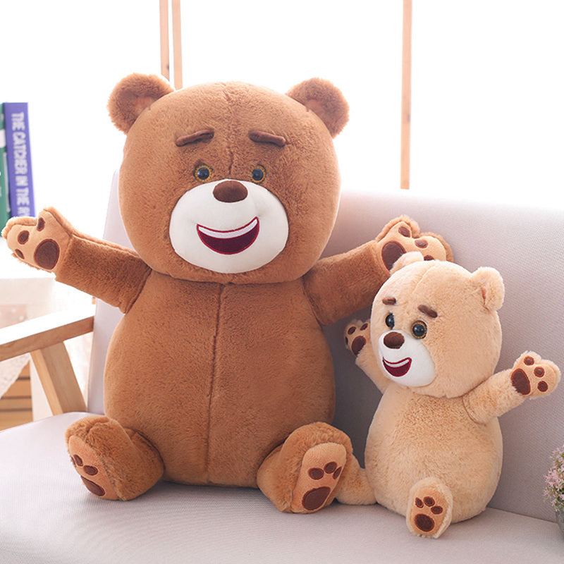 Jucărie de plus drăguț Happy Teddy Bear