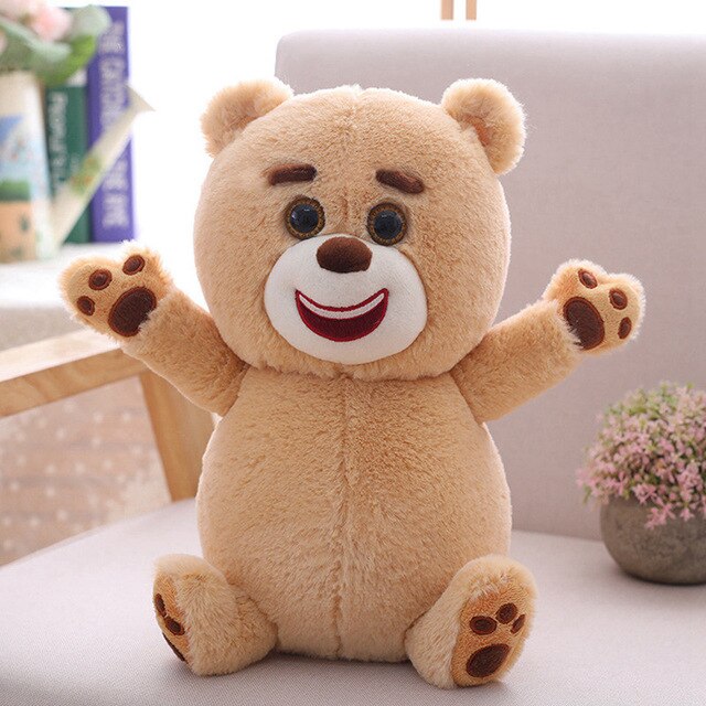 Jucărie de plus drăguț Happy Teddy Bear