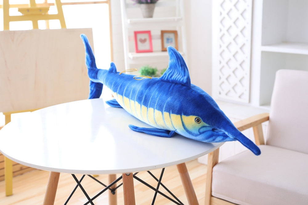 Jucărie de pluș moale de pește-spadă Marlin
