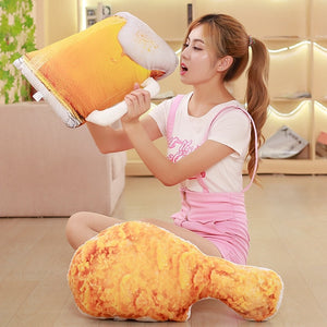 Snack Food Pillow Soft Stuffed Plush Cushion Toy