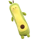 Jucărie cu pernă de pluș umplută moale cu avocado lung
