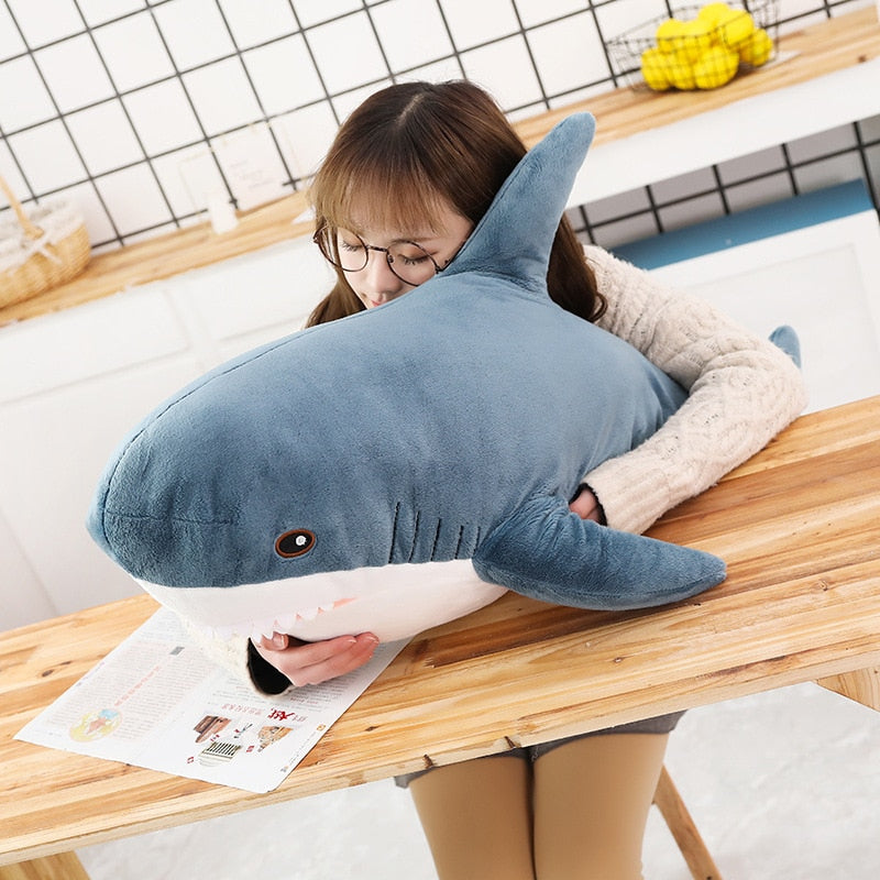 Jucărie de pluș umplută cu pernă Big Shark